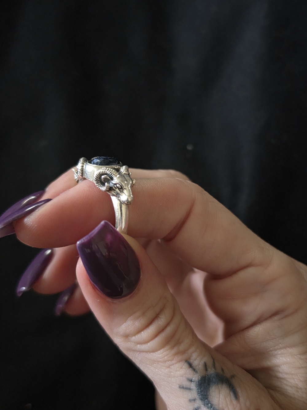 Clocks And Colours Sterling Silver Pietersite Statement Ring - Women's Jewelry - Picture 3 of 4